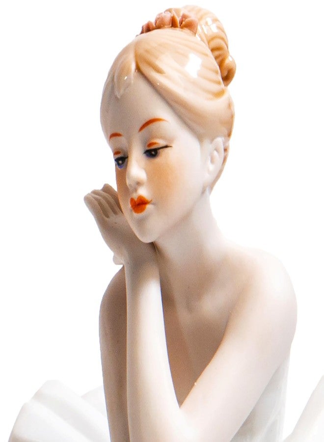 MTME Porcelain Figurines Ballet, Sculpted Statue, Handicrafts, Art Ware, Sculpture, Home Decor (Ornament, Decoration, Gift) (Beauty) - Image 5